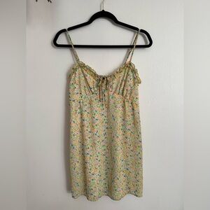Wild Fable Floral Print Dress with Spaghetti Straps